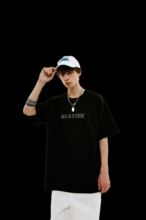 Trendy Letter Print T-shirt - PSYLOS 1, Trendy Letter Print T-shirt, T-Shirt, BEASTER, PSYLOS 1